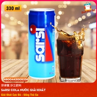 Nước Ngọt Có Ga SARSI Cola (Lon 330ml)